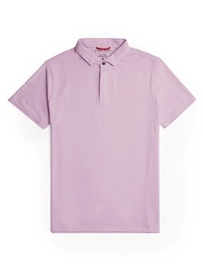 Lavender Solid Drytouch Short Sleeve Pique Polo | Stone Rose Polos Collection | Sams Tailoring Fine Men Clothing