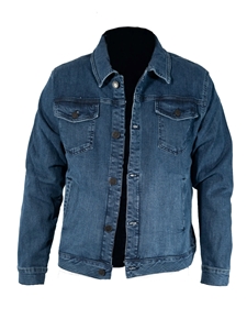 Indigo Blend Medium Denim Jacket | Jack Of Spades Jackets Collection | Sam's Tailoring Fine Mens Clothing