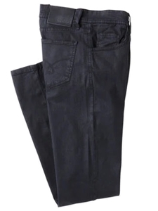 Black Brushed Sateen High Roller Fit Denim | Jack Of Spades High Roller Fit Jeans Collection | Sam's Tailoring Fine Mens Clothing