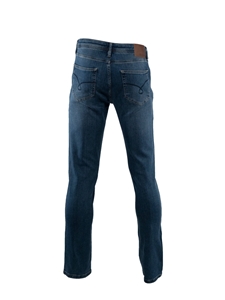 Indigo Blend Knit High Roller Fit Men Denim | Jack Of Spades High Roller Fit Jeans Collection | Sam's Tailoring Fine Mens Clothing