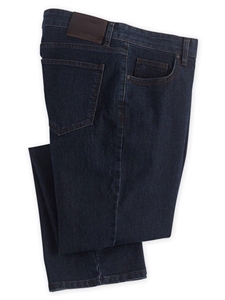 Dark Comfort High Roller Fit Fine Denim | Jack Of Spades High Roller Fit Jeans Collection | Sam's Tailoring Fine Mens Clothing