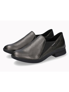 Steel Leather Nubuck Slip On Women's Shoe | Mephisto Women Shoes | Sam's Tailoring Fine Women's Shoes