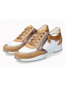 Sand Leather Nubuck Lightweight Women's Sneaker | Mephisto Women Sneakers | Sams Tailoring Fine Women's Shoes