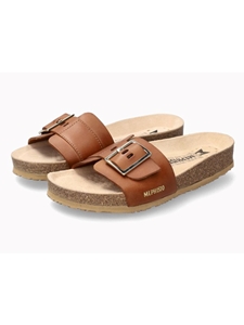 Camel Leather Smooth Causal Women Cork Sandal | Mephisto Women Cork Sandals | Sam's Tailoring Fine Women's Shoes