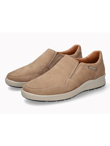 Taupe Leather Nubuck Soft Air Men's Mocassin | Mephisto Men's Shoes Collection  | Sam's Tailoring Fine Men Clothing