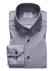 Sky Blue Modern 4Flex Stretch Knit Men's Shirt | Emanuel Berg Casual Shirts Collection | Sam's Tailoring Fine Men Clothing