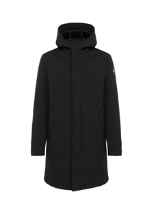 Black Diagonal Weave Medium Length Jacket | Colmar Men's Jackets | Sam's Tailoring Fine Men's Clothing