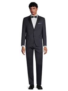 Navy Modern Fit Two Button Wool Stretch Men's Tuxedo | Horst Men's Tuxedos | Sam's Tailoring Fine Men Clothing