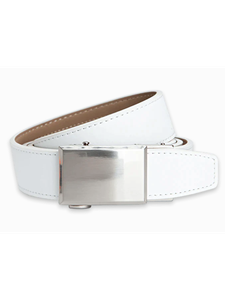 White Shield V.3 White 1 3/8" Strap Men Dress Belt | NexBelt Dress Belts | Sam's Tailoring Fine Men's Clothing