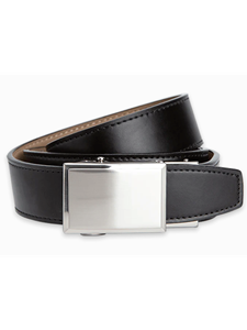 Black Shield 1 3/8" Strap w/Gift Box Dress Belt | NexBelt Dress Belts | Sam's Tailoring Fine Men's Clothing