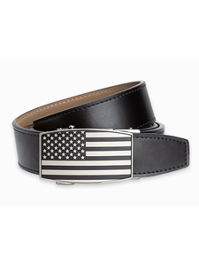 Black USA Flag Black Aston 1 3/8" Strap Dress Belt | NexBelt Dress Belts | Sam's Tailoring Fine Men's Clothing