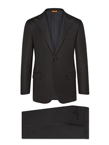 Black Peak Lapel Infinity B-Fit Tuxedo | Heritage Gold FormalWear | Sam's Tailoring Fine Men's Clothing