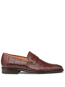 Sport Piccolo Alligator Penny Classic Men's Loafer | Mezlan Slip On Collection | Sam's Tailoring Fine Men's Clothing