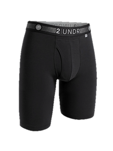 Black Flow Shift Long Leg Underwear | 2Undr Long Leg Underwear | Sam's Tailoring Fine Men Clothing