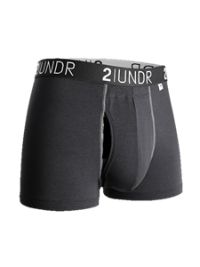Black/Grey Swing Shift Trunk Underwear | 2Undr Trunk's Underwear | Sam's Tailoring Fine Men Clothing