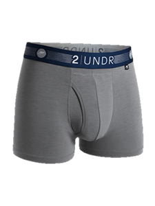 Grey Flow Shift Trunk Underwear | 2Undr Trunk's Underwear | Sam's Tailoring Fine Men Clothing