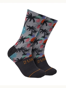 La Quinta Flex Printed Crew Sock | 2Undr Men's Socks | Sam's Tailoring Fine Men Clothing