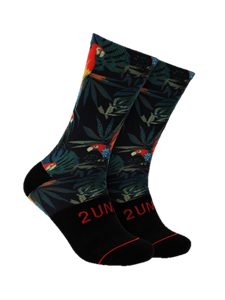 Parrot Flex Printed Crew Sock | 2Undr Men's Socks | Sam's Tailoring Fine Men Clothing