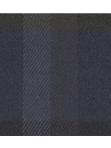 Navy Plaid Ultra Soft Long Sleeve Sport Shirt | Hagen Sport Shirts Collection | Sam's Tailoring Fine Men's Clothing