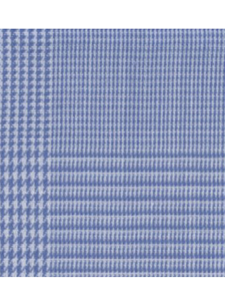 Blue District Plaid Classic Men's Dress Shirt | Hagen Dress Shirts | Sam's Tailoring Fine Men's Clothing