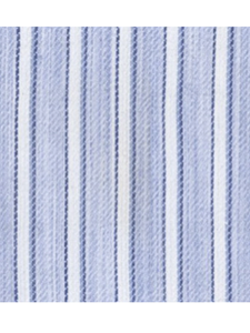 Blue & White Heathered Stripe Men's Dress Shirt | Hagen Dress Shirts | Sam's Tailoring Fine Men's Clothing