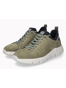 Khaki Synthetic Shock Absorber Laces Casual Shoe | Mephisto Men's Shoes Collection  | Sam's Tailoring Fine Men Clothing