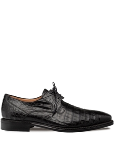 Black Giovane Fuscus Leather Sole Derby Shoe | Mezlan Lace Up Shoes Collection | Sam's Tailoring Fine Men's Clothing