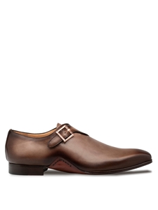 Tan Scarpe Hand Stained Taupe Monk Strap Shoe | Mezlan Monk Strap Shoe Collection | Sam's Tailoring Fine Men's Clothing