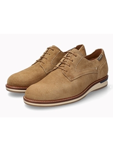 Spice Suede Leather Handmade Men's Oxford Shoe | Mephisto Men's Shoes Collection  | Sam's Tailoring Fine Men Clothing