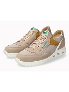 Sand Nubuk Leather Men's Sporty Sneaker | Mephisto Men's Shoes Collection  | Sam's Tailoring Fine Men Clothing