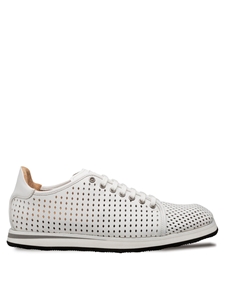 White Rubber Outsole Men's Luce Leather Sneaker | Mezlan Shoes Collection | Sam's Tailoring Fine Men's Clothing xford