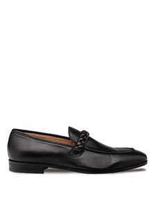 Black Parole Super Flex Sole Men's Penny Loafer | Mezlan Shoes Collection | Sam's Tailoring Fine Men's Clothing xford