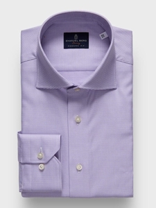 Pastel Purple Natural Stretch Yoga Twill Premium Dress Shirt | Emanuel Berg Dress Shirts | Sam's Tailoring Fine Men Clothing