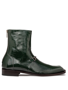 Green Buscemi Hi-Shine Ornament Men's Boot | Mezlan Boots Collection | Sam's Tailoring Fine Men's Clothing