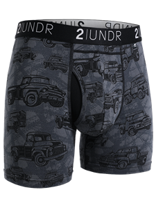 Trucked Swing Shift 6" Boxer Brief Underwear | 2Undr 6" Boxer Brief Underwear's Collection | Sam's Tailoring Fine Men's Clothing