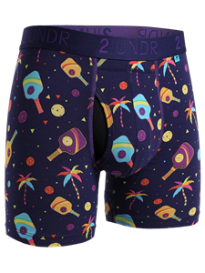 Pickle Paradise Swing Shift 6" Boxer Brief Underwear | 2Undr 6" Boxer Brief Underwear's Collection | Sam's Tailoring Fine Men's Clothing