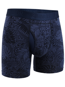 Coastal Blue Swing Shift 6" Boxer Brief Underwear | 2Undr 6" Boxer Brief Underwear's Collection | Sam's Tailoring Fine Men's Clothing
