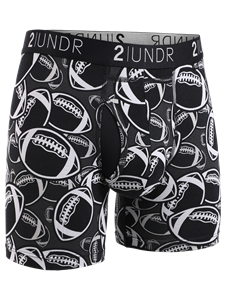 Grid Iron Swing Shift 6" Boxer Brief Underwear | 2Undr 6" Boxer Brief Underwear's Collection | Sam's Tailoring Fine Men's Clothing