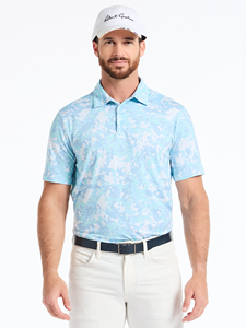 Sage Eldor Men's Short Sleeve Polo | Robert Graham Polos Collection | Sam's Tailoring Fine Men's Clothing