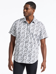 Multi Crowd Control Short Sleeve Button Down Shirt | Robert Graham Short Sleeves Shirts Collection | Sam's Tailoring Fine Men's Tailoring