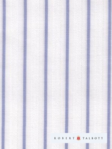 Light Blue and White Satin Stripe Custom Dress Shirt CS8000 - Robert Talbott  |  SamsTailoring  |  Fine Mens Clothing
