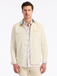 Ivory Wyatt Men's Long Sleeve Button Down ShirtIndigo Leonard Long Sleeve Button Down Men ShirtWhite Devonshire Long Sleeve Button Down ShirtBlack Devonshire Long Sleeve Button Down Shirt | Robert Graham Long Sleeves Shirts Collection | Sam's Tailoring Fine Men's Tailoring