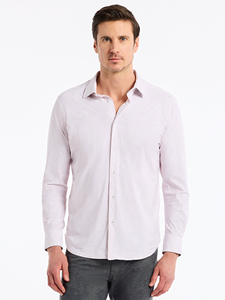 Light Pink Thurston Long Sleeve Button Down Knit Shirt | Robert Graham Long Sleeves Shirts Collection | Sam's Tailoring Fine Men's Tailoring