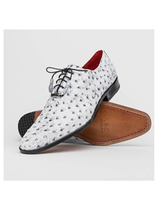 Newspaper Ostrich Quill Lace Up Men's Derby Shoe | Marco Di Milano Lace Up Shoes Collection | Sam's Tailoring Fine Men's Clothing