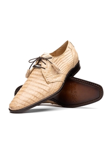 Orix Caiman Crocodile Dress Derby Men's Shoe | Marco Di Milano Lace Up Shoes Collection | Sam's Tailoring Fine Men's Clothing