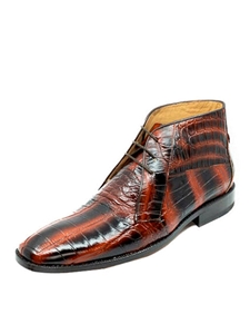 Cognac Leather Lining Men's Lace Up Shoe | Marco Di Milano Lace Up Shoes Collection | Sam's Tailoring Fine Men's Clothing