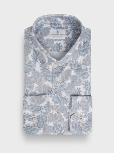 Grey Modern 4Flex Stretch Knit Casual Men's Shirt | Emanuel Berg Casual Shirts Collection | Sam's Tailoring Fine Men Clothing