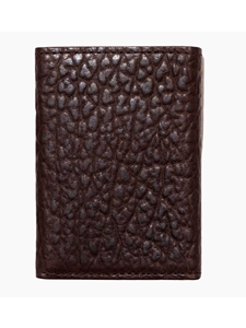Brown Bison Tri-Fold Men's Wallet| Lejon Leather Wallets | Sam's Tailoring Fine Men's Clothing