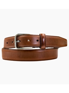 Brown Cambridge Hand Painted Men's Belt | Lejon Leather Dress Belts | Sam's Tailoring Fine Men's Clothing
