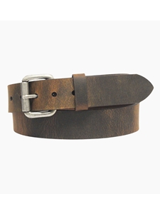 Brown Oil Tanned Harness Leather Tracer Belt | Lejon Leather Causal Belts | Sam's Tailoring Fine Men's Clothing